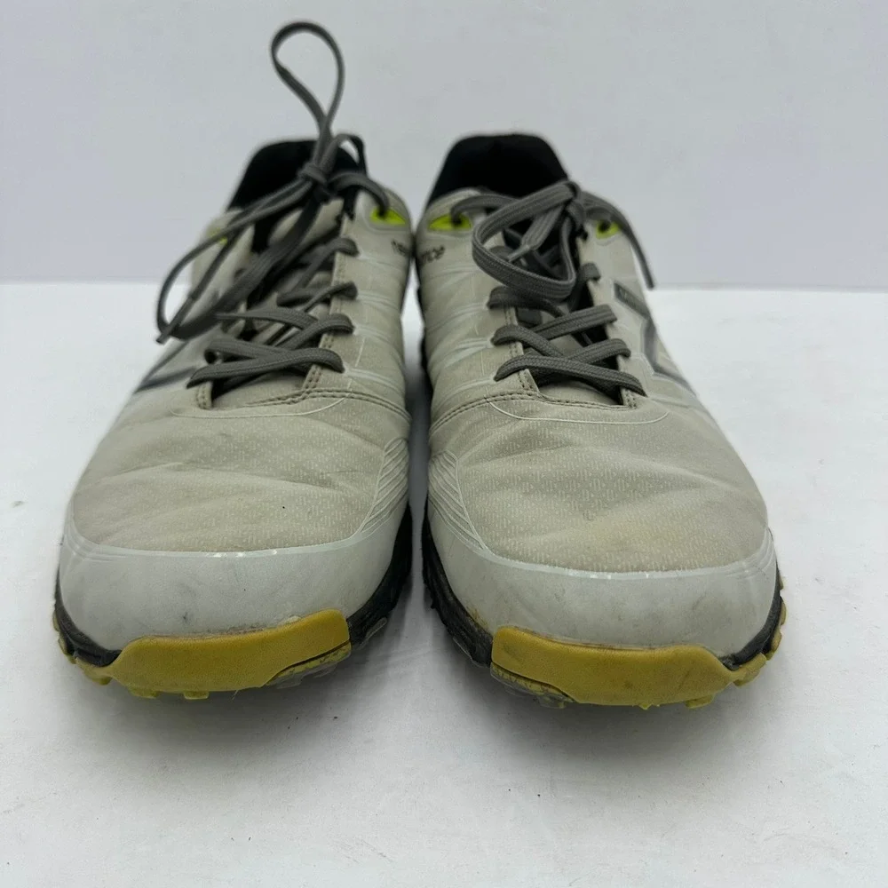 New Balance Minimus NBG1005 Men Golf Shoes Grey Yellow Waterproof Spikeless 12 D